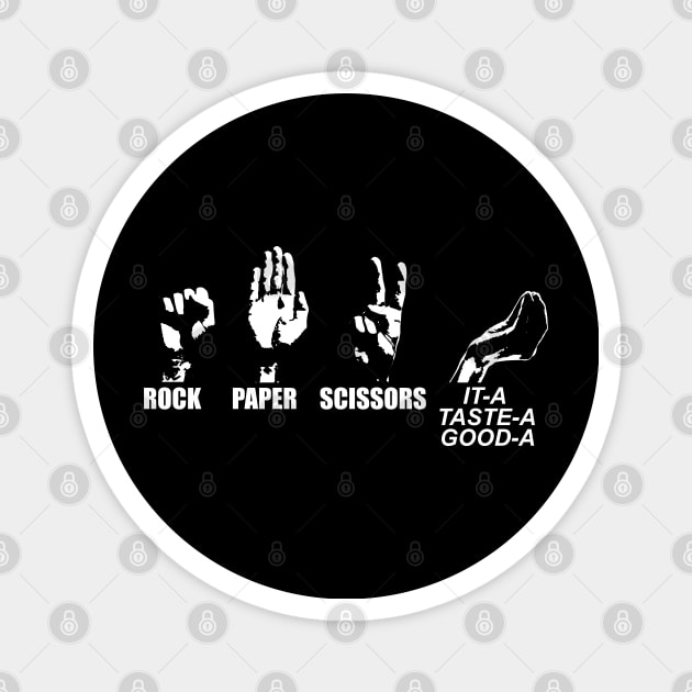 ROCK PAPER SCISSORS ITALIAN 3 Magnet by giovanniiiii